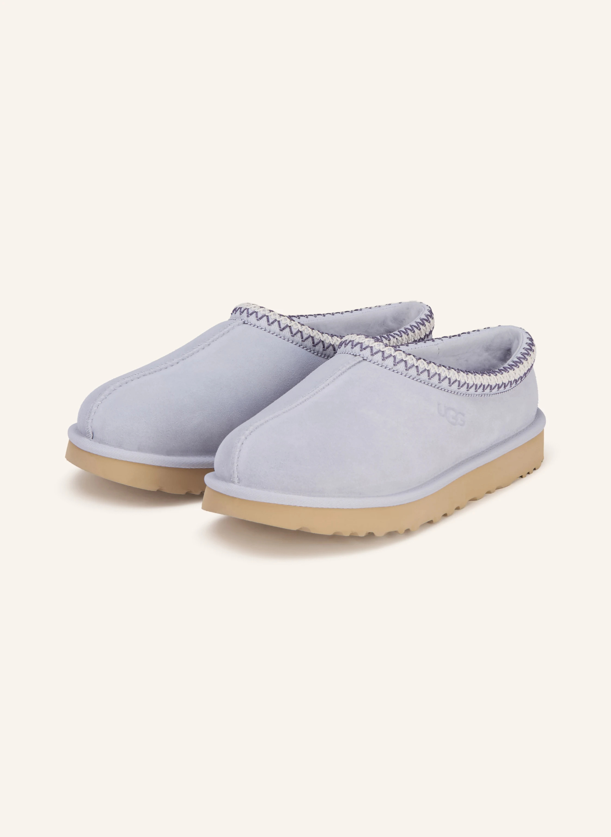 UGG Pantoletten TASMAN II – BLAUGRAU / DUNKELBLAU / WEISS