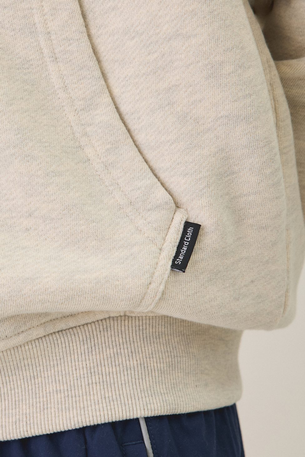 Standard Cloth Pregame Zip-Up Hoodie Sweatshirt - Oatmeal Heather