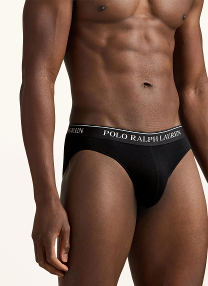 POLO RALPH LAUREN 3er-Pack Slips – SCHWARZ / WEISS / GRAU