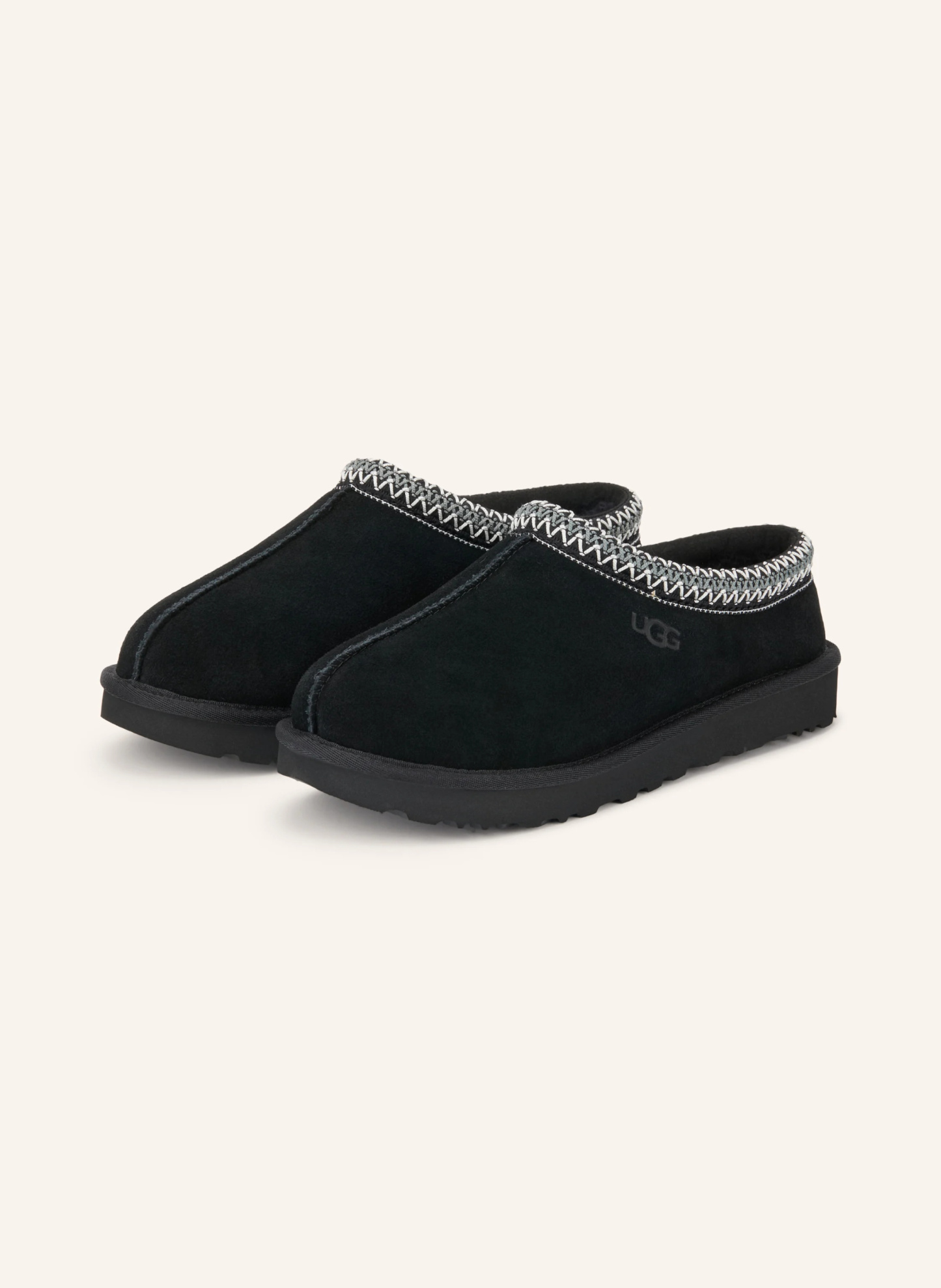 UGG Pantoletten TASMAN II – SCHWARZ / WEISS