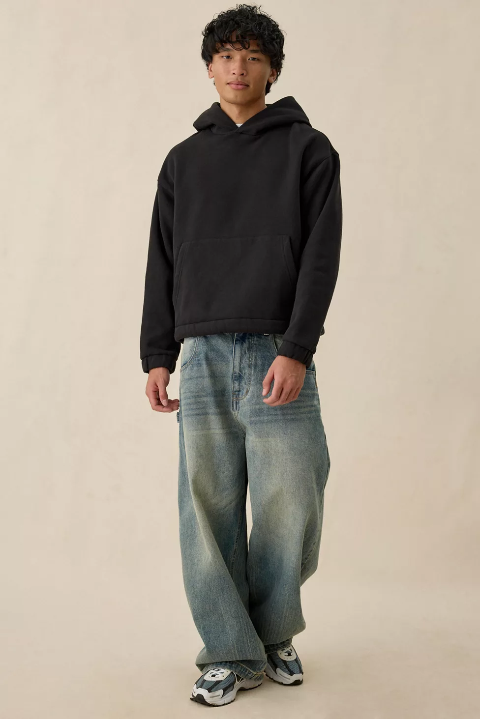 Standard Cloth Jump Shot Hoodie Sweatshirt - Black