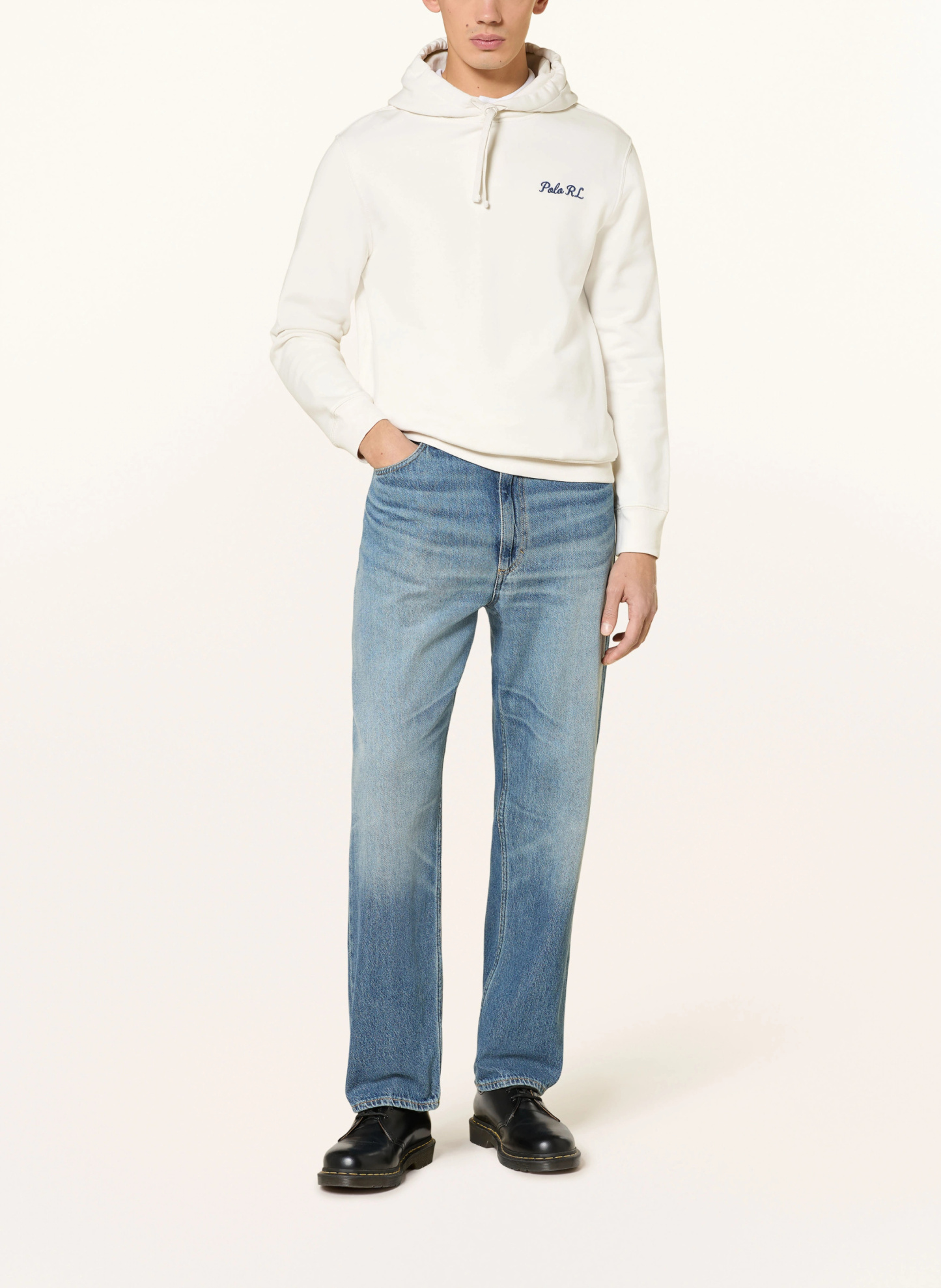 POLO RALPH LAUREN Hoodie – ECRU / BEIGE / DUNKELGELB