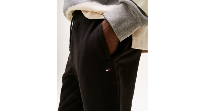 Tommy Hilfiger Men's Flag Logo Sweatpants - Black