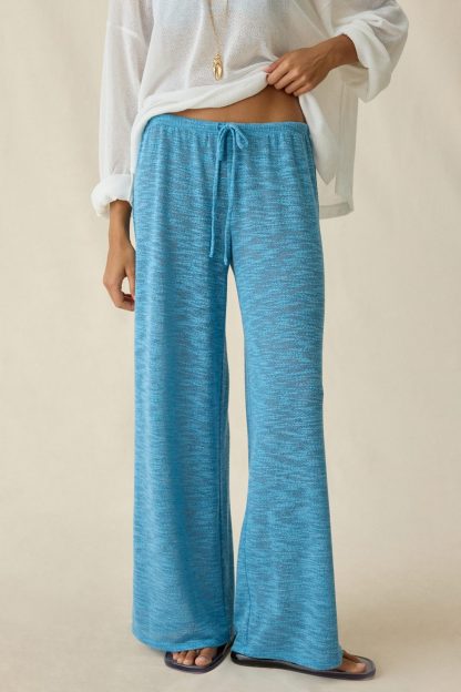 Out From Under Bella Semi-Sheer Swit Beach Pants - Ocean Blue