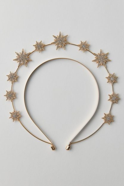 Star Crown Headband - Gold