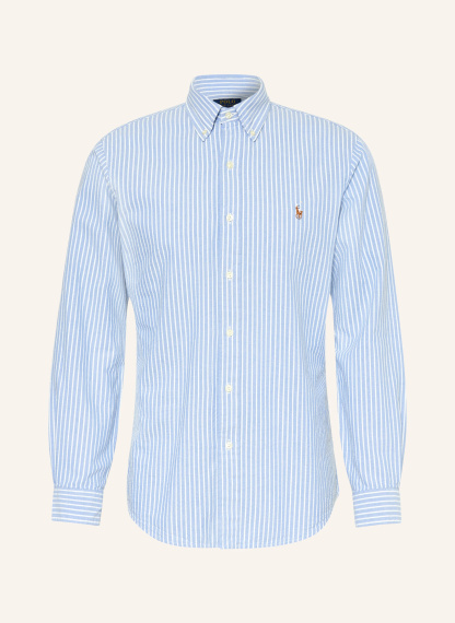 POLO RALPH LAUREN Hemd OXFORD Slim Fit – HELLBLAU / WEISS