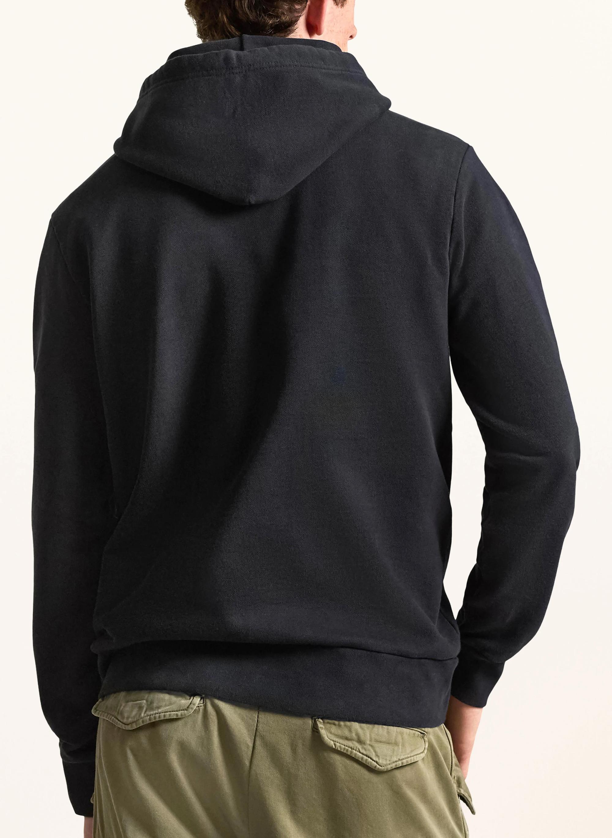 POLO RALPH LAUREN Hoodie – SCHWARZ / CREME