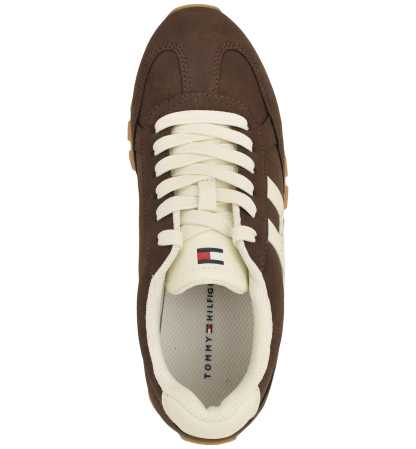 Tommy Hilfiger Women's Hatina Chunky Sole Lace-Up Sneakers - Dark Brown