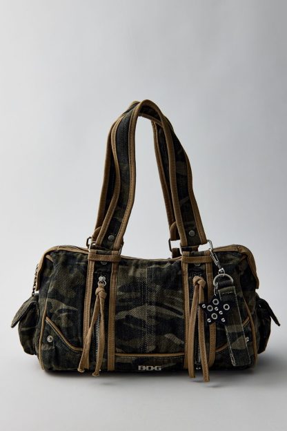 BDG Mixed Medium Charm Shoulder Bag - Camo
