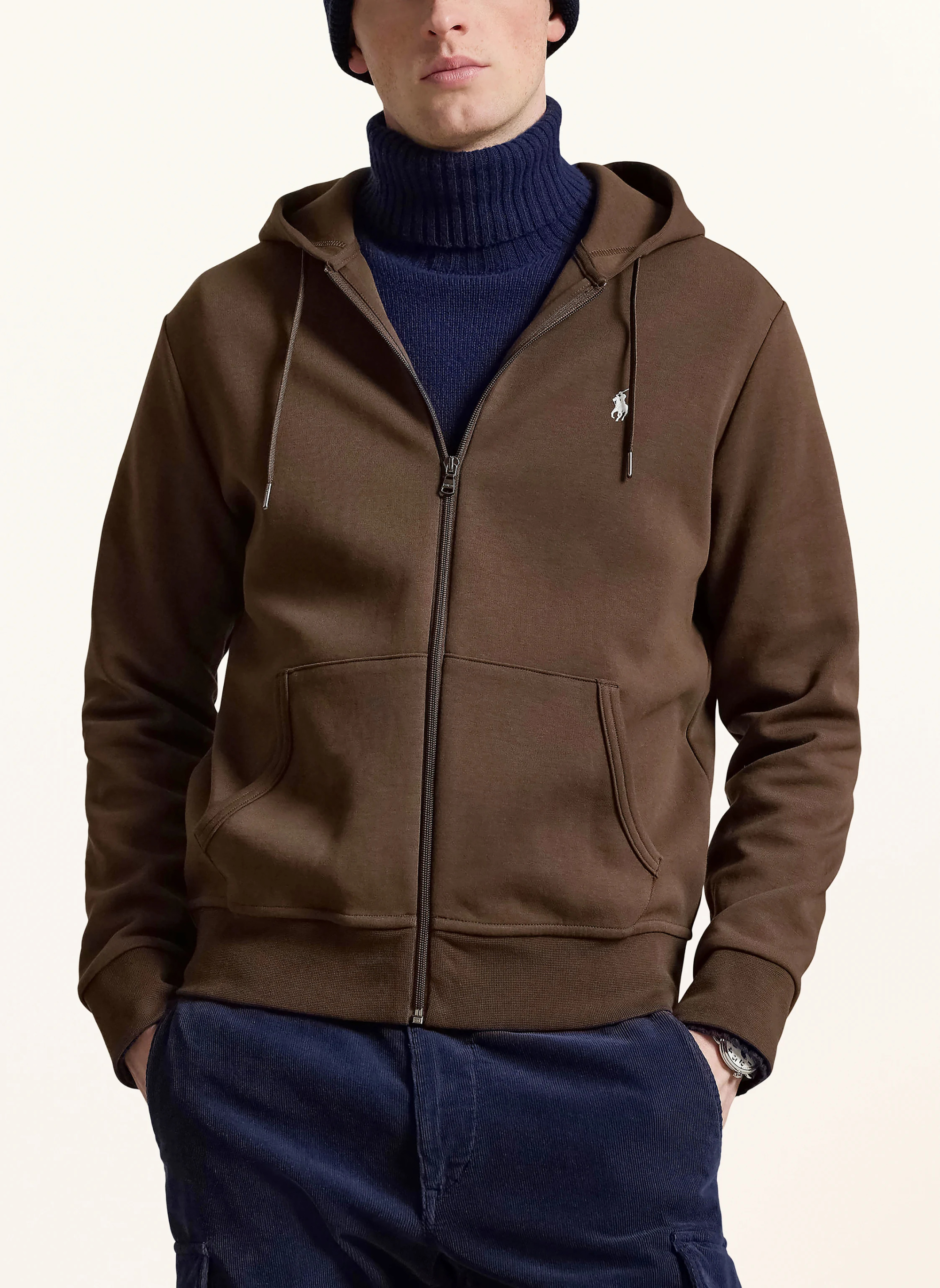 POLO RALPH LAUREN Sweatjacke – BRAUN