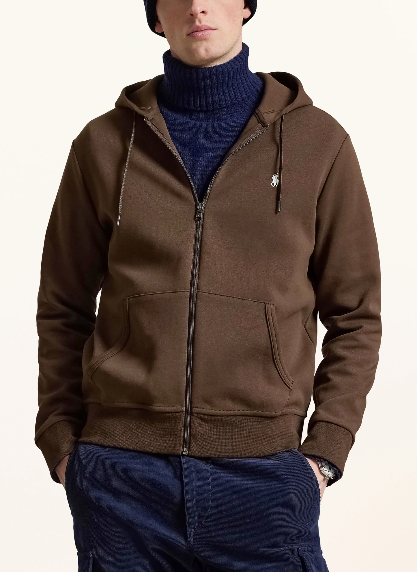 POLO RALPH LAUREN Sweatjacke – BRAUN