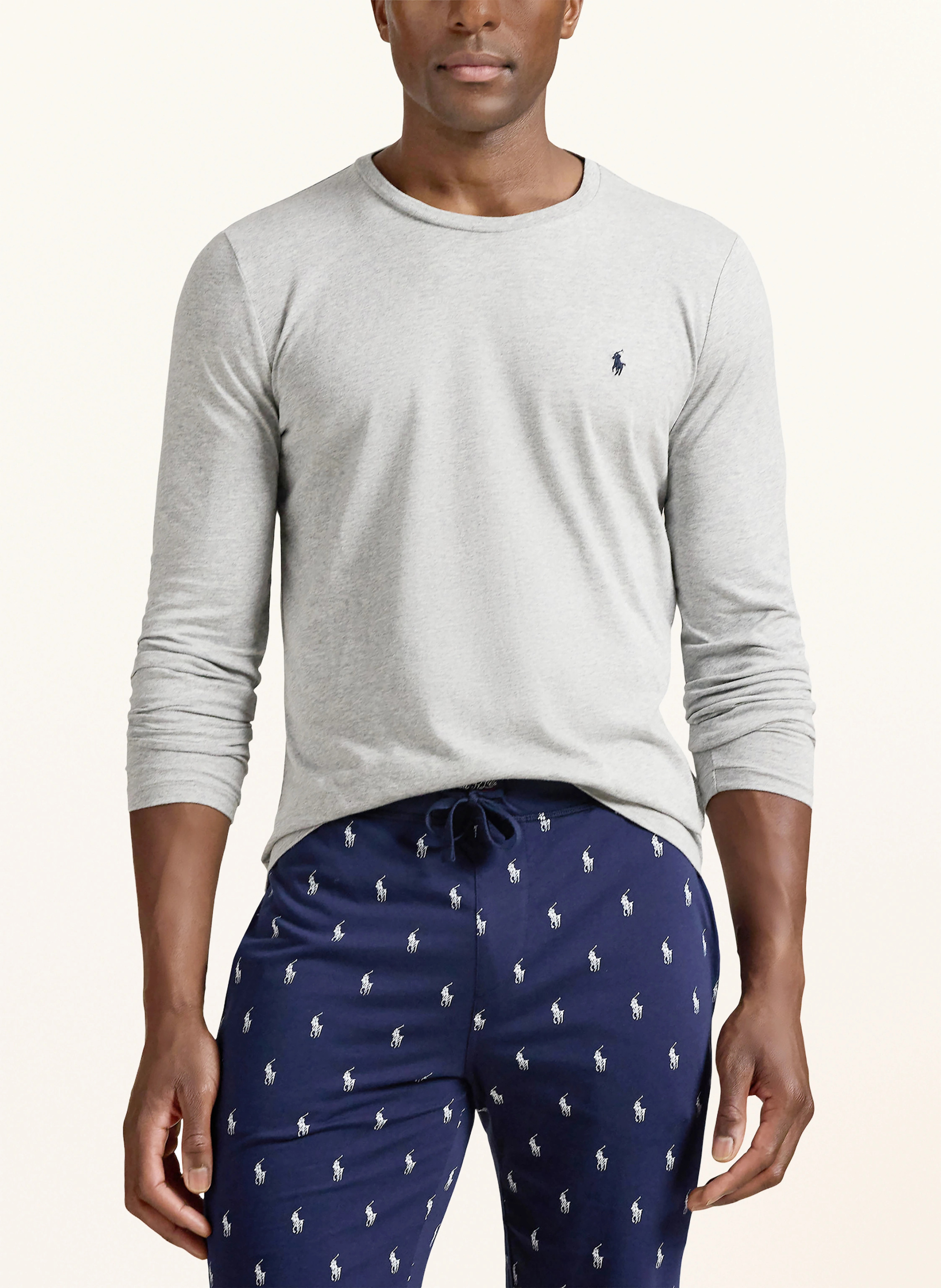 POLO RALPH LAUREN Lounge-Shirt – HELLGRAU