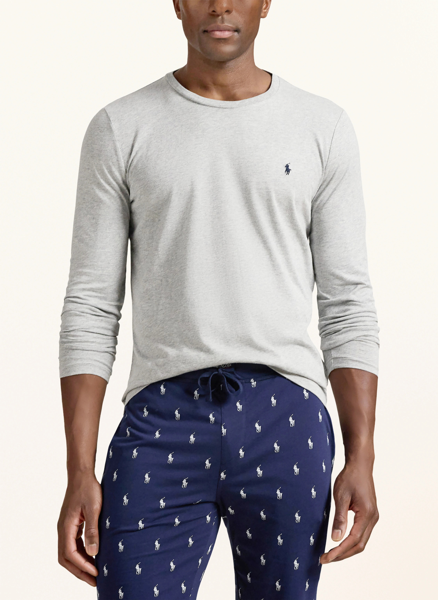 POLO RALPH LAUREN Lounge-Shirt – HELLGRAU