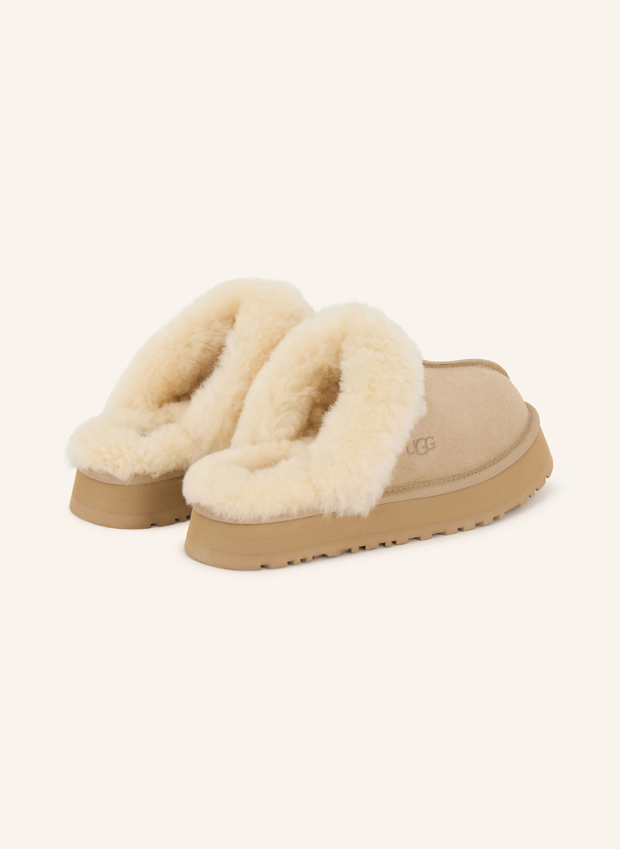 UGG Pantoletten DISQUETTE – HELLBRAUN