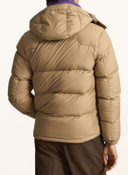 POLO RALPH LAUREN Daunenjacke GORHAM mit abnehmbarer Kapuze – BEIGE