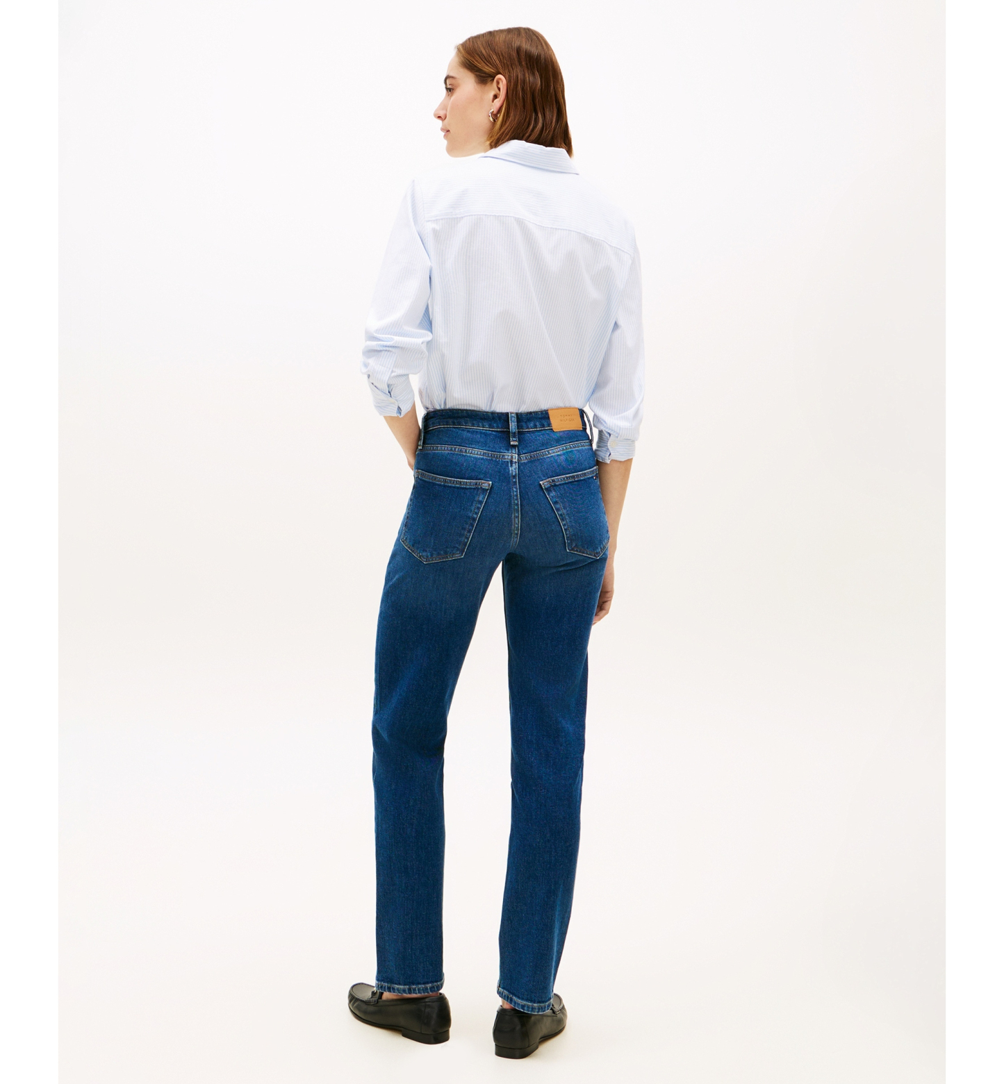 Tommy Hilfiger Women's Classic Straight Jeans - Nos Dark Blue
