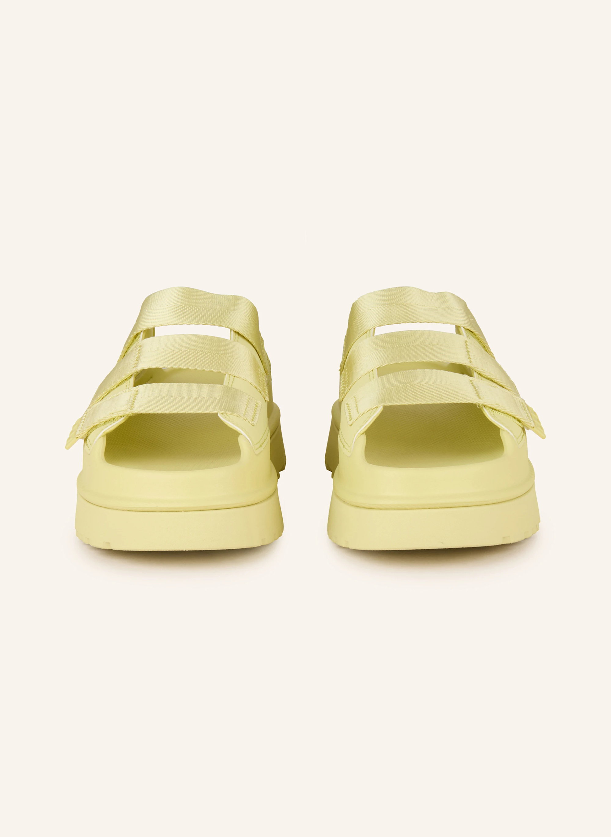 UGG Plateau-Pantoletten GOLDENGLOW – HELLGELB