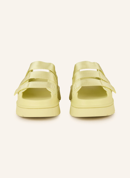 UGG Plateau-Pantoletten GOLDENGLOW – HELLGELB