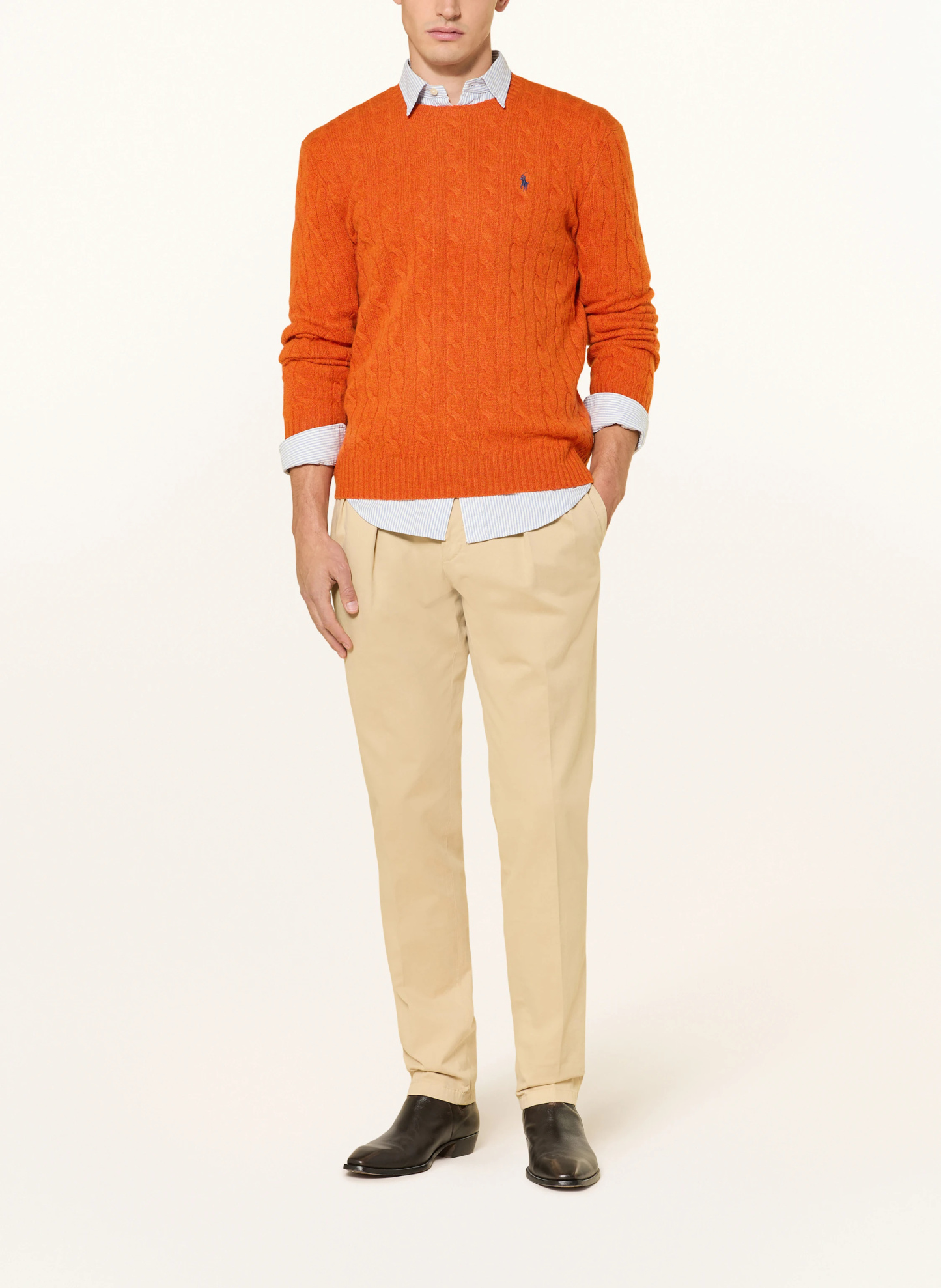 POLO RALPH LAUREN Pullover – DUNKELORANGE