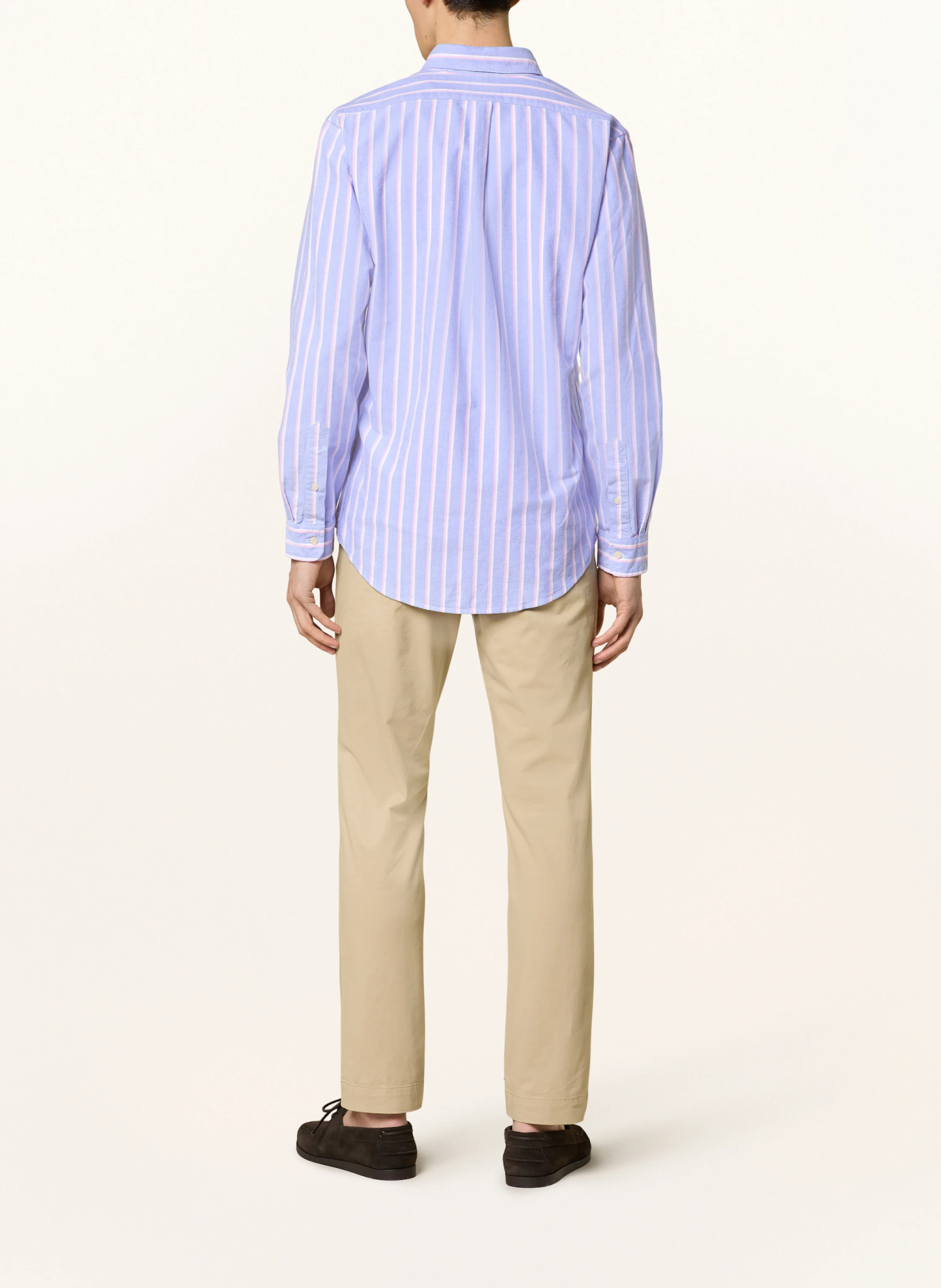 POLO RALPH LAUREN Oxfordhemd Custom Fit – BLAU / WEISS / ROSA
