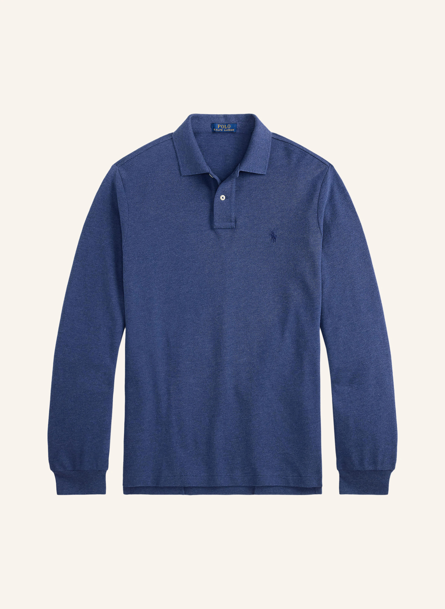 POLO RALPH LAUREN Piqué-Poloshirt Custom Slim Fit – BLAU (1)