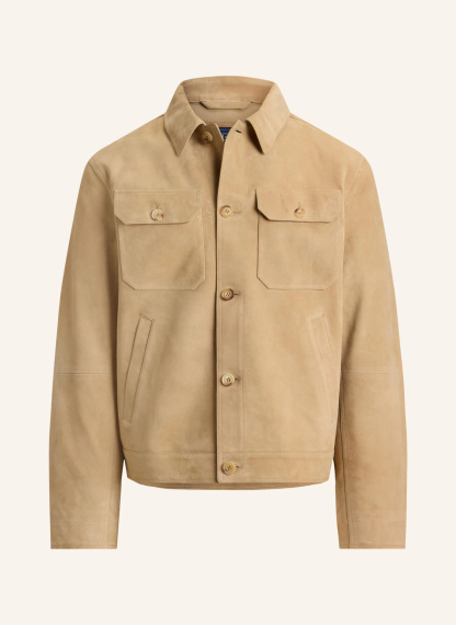 POLO RALPH LAUREN Lederjacke – BEIGE