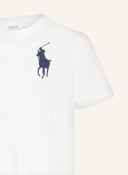 POLO RALPH LAUREN T-Shirt – WEISS / DUNKELBLAU