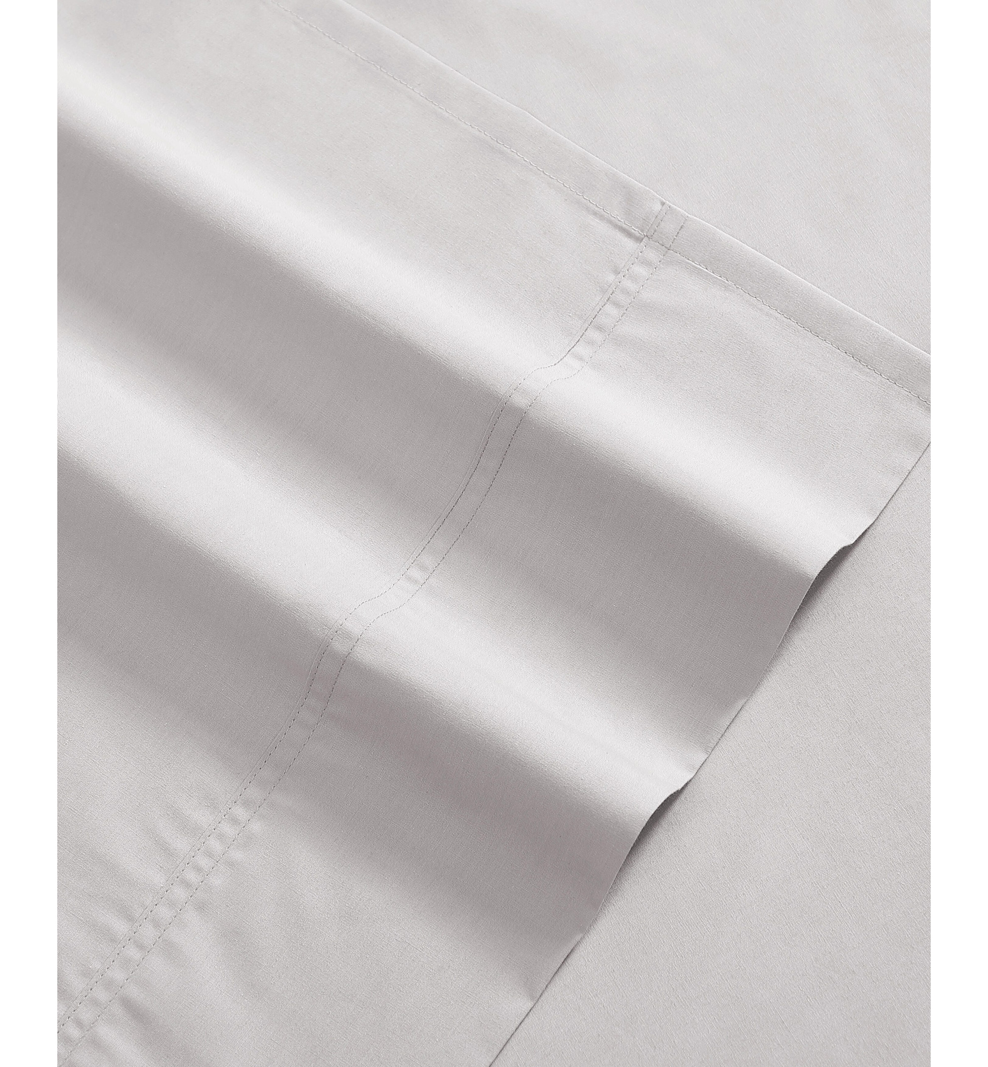 Tommy Hilfiger Solid 200-Thread Count Cotton Percale Sheet Set - Rocky Gray