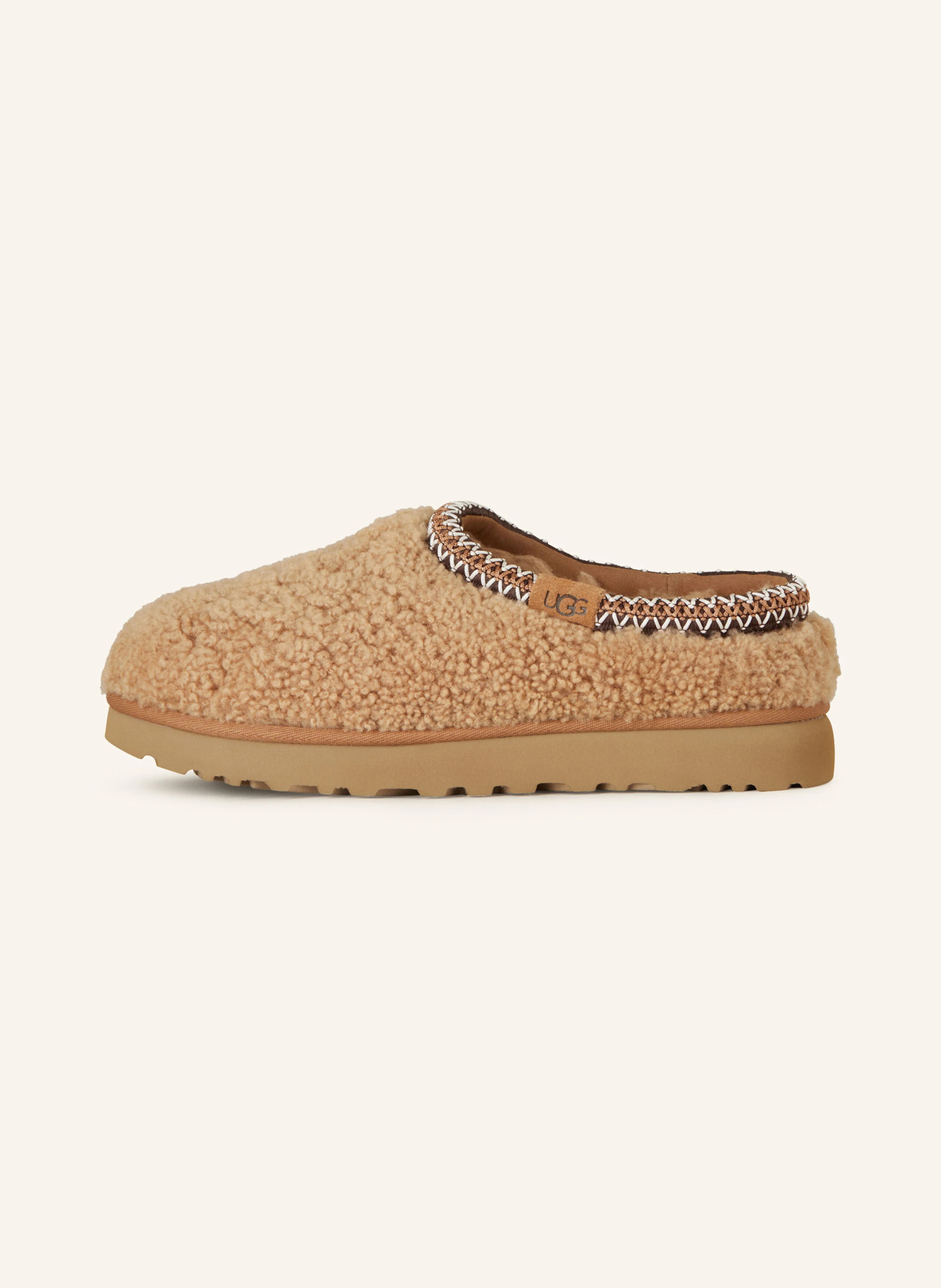 UGG Pantoletten TASMAN MAXI CURLY – BRAUN