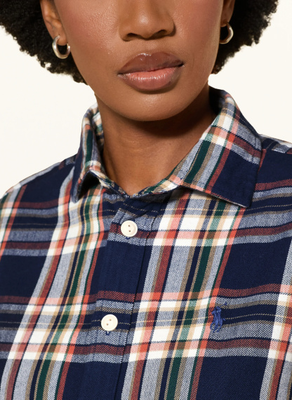 POLO RALPH LAUREN Hemdbluse – DUNKELBLAU / ROT / DUNKELGRÜN