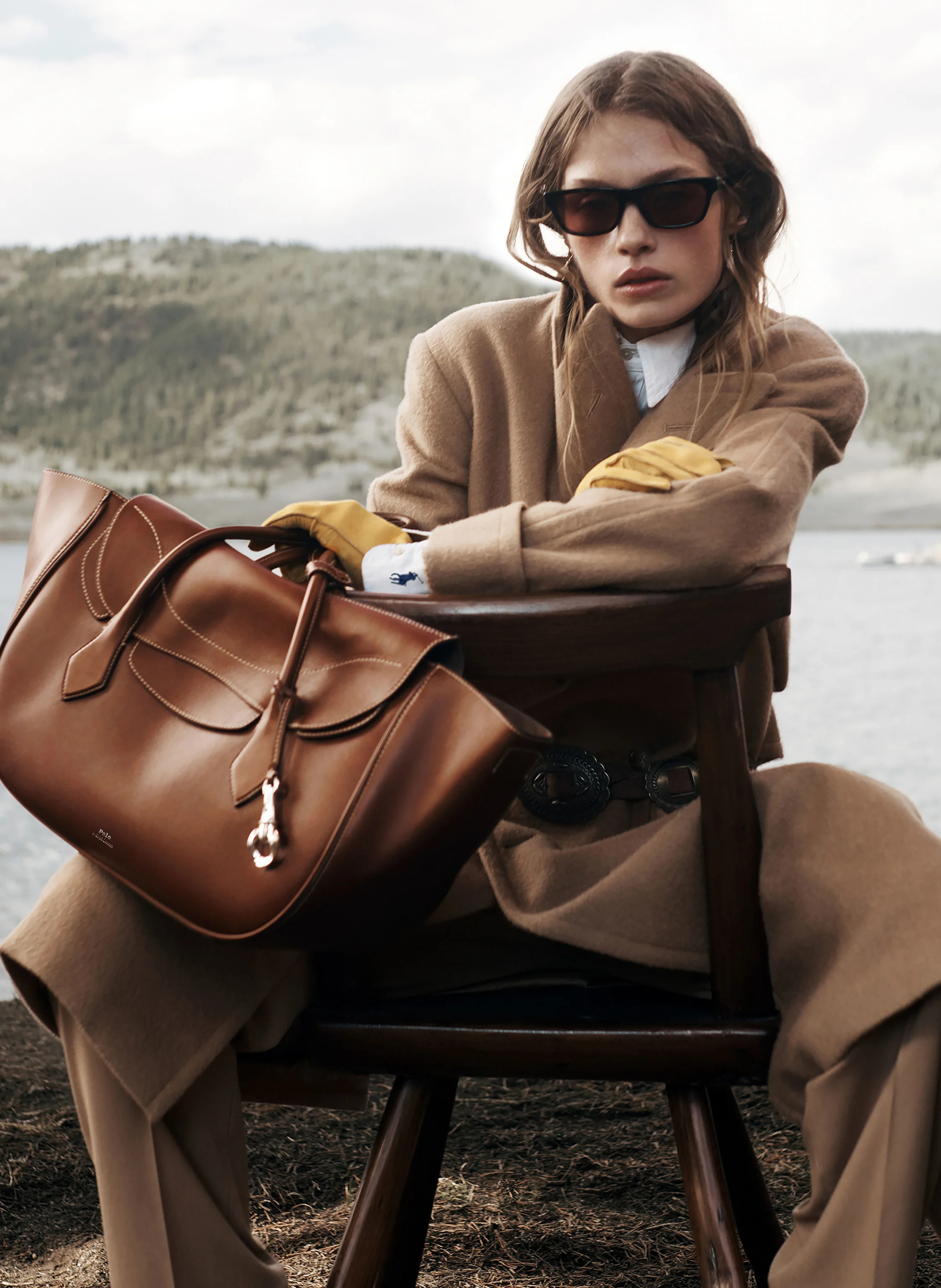 POLO RALPH LAUREN Shopper BLAZE – BRAUN
