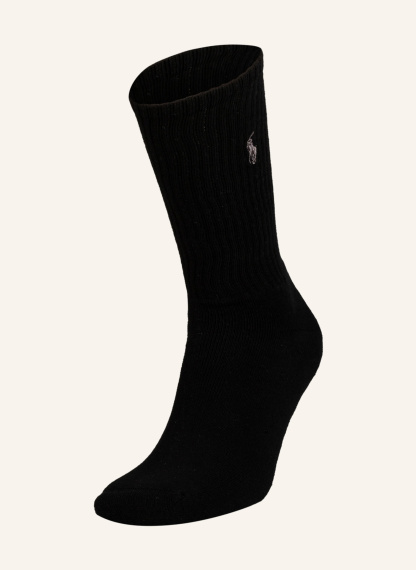 POLO RALPH LAUREN 3er-Pack Strümpfe – 001 ASST NAVY/CHARCOAL HTHR/BLACK