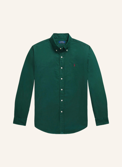 POLO RALPH LAUREN Oxfordhemd Custom Fit – DUNKELGRÜN
