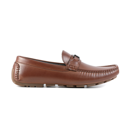 Tommy Hilfiger Men's Attle Moc Toe Driving Loafers - Medium brown