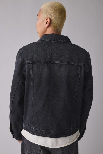BDG Classic Denim Trucker Jacket - Black