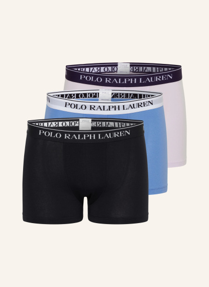 POLO RALPH LAUREN 3er-Pack Boxershorts – HELLLILA / HELLBLAU / SCHWARZ