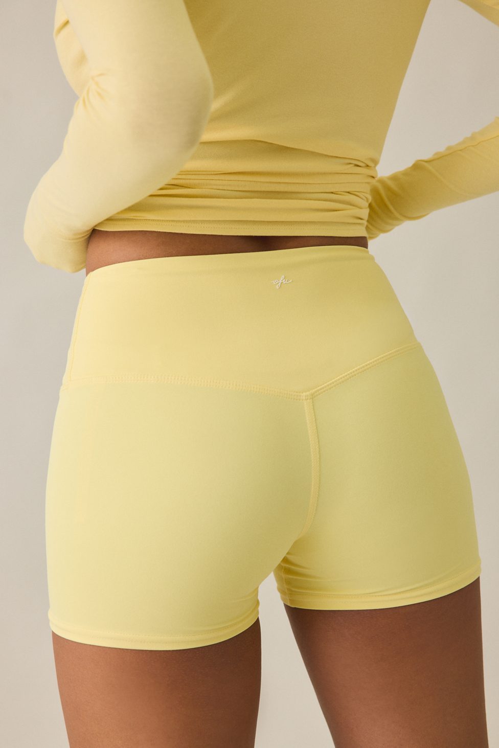 Out From Under Saturday Sculpt Bike Shorts - Yellowcake