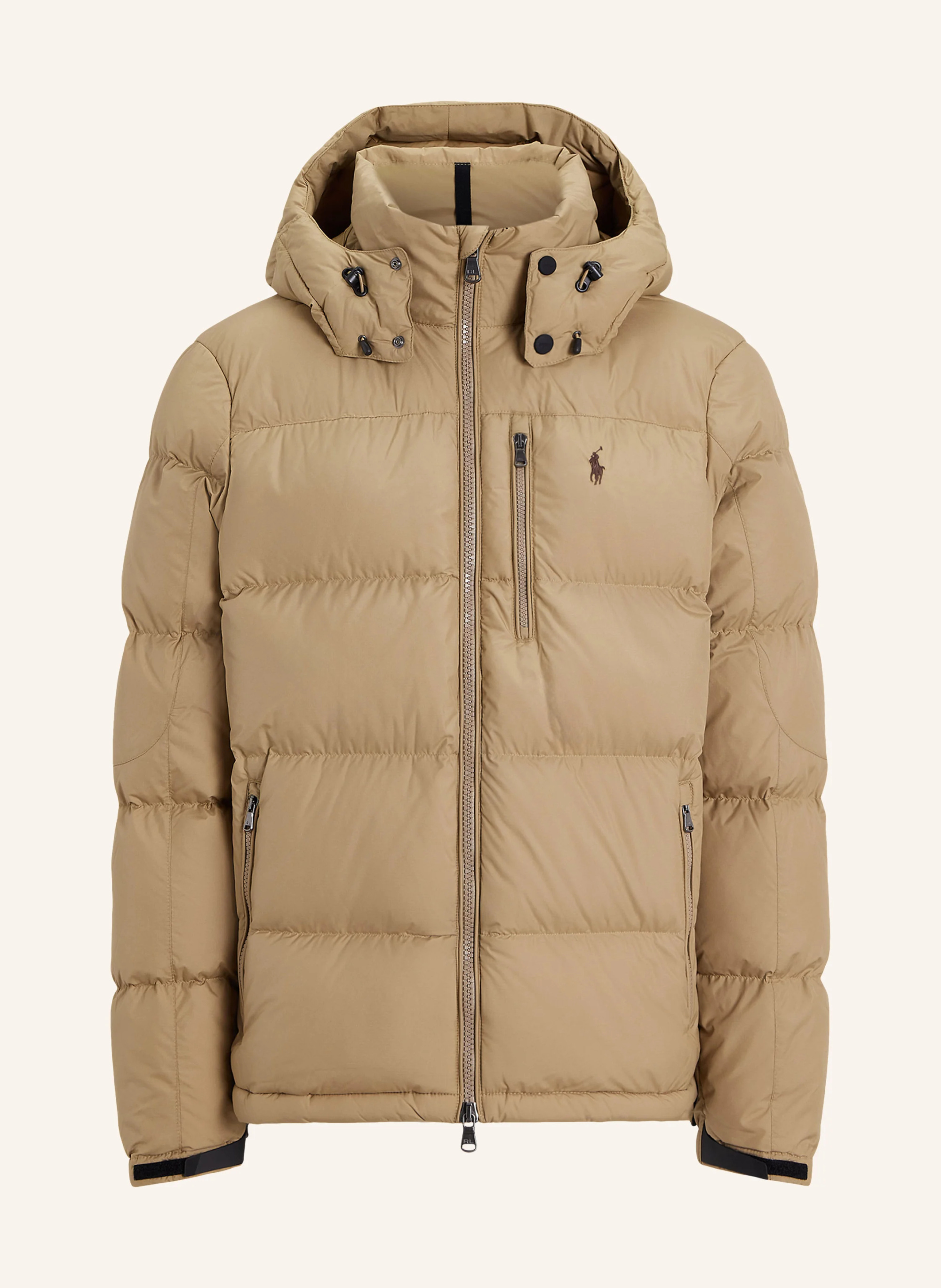 POLO RALPH LAUREN Daunenjacke GORHAM mit abnehmbarer Kapuze – BEIGE