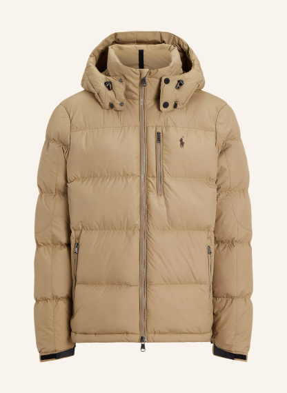 POLO RALPH LAUREN Daunenjacke GORHAM mit abnehmbarer Kapuze – BEIGE
