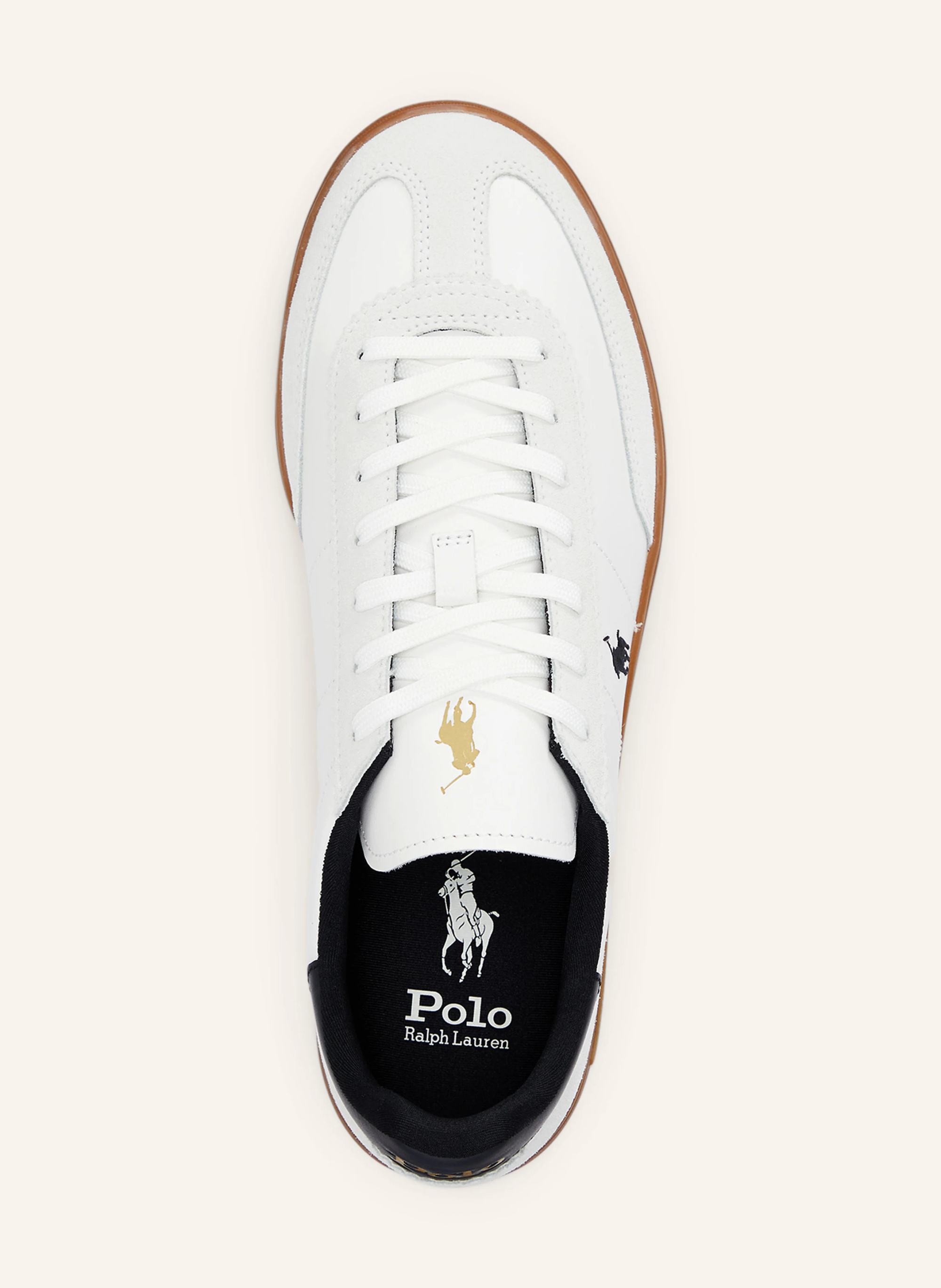 POLO RALPH LAUREN Sneaker – WEISS / SCHWARZ