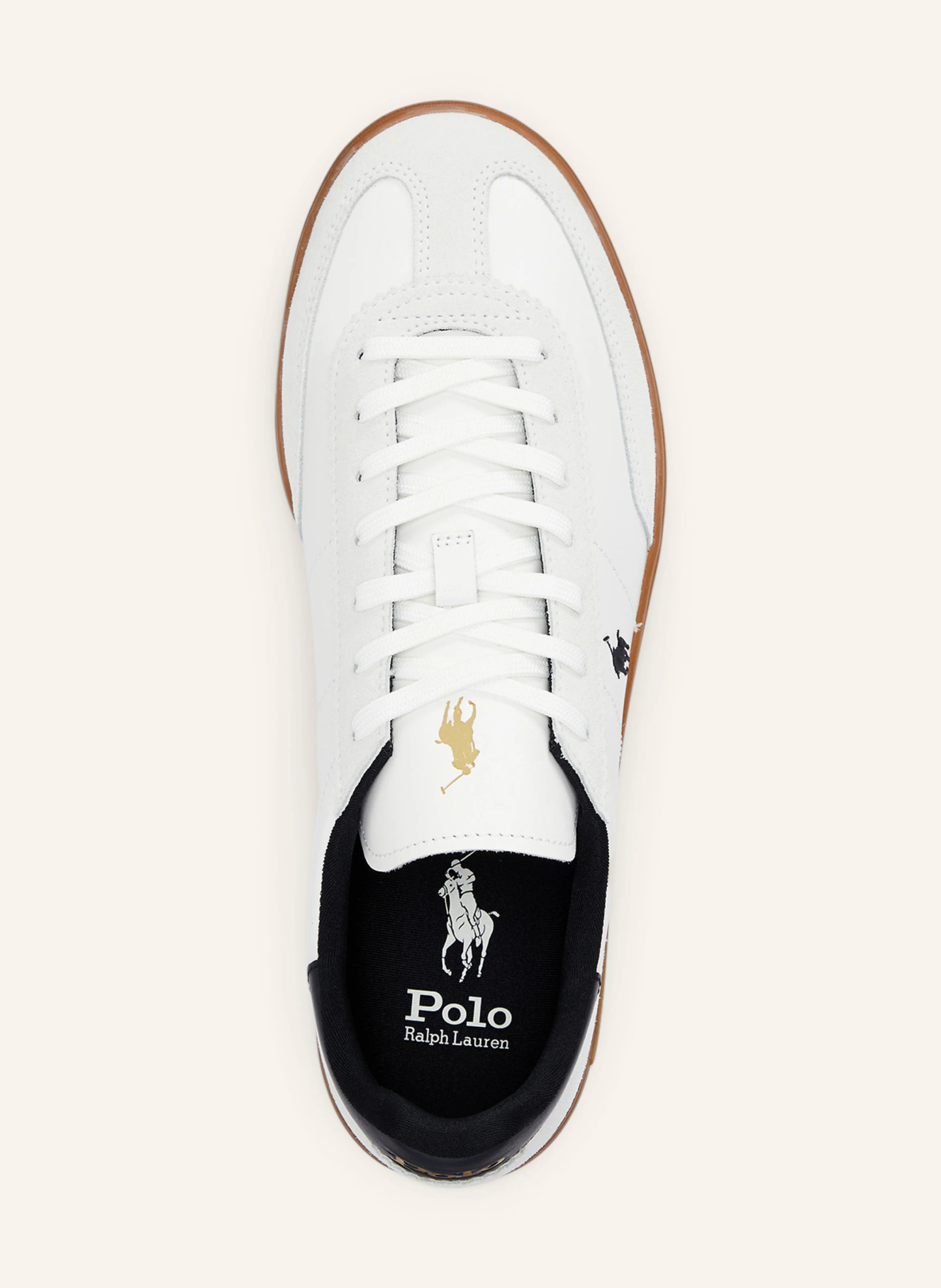 POLO RALPH LAUREN Sneaker – WEISS / SCHWARZ