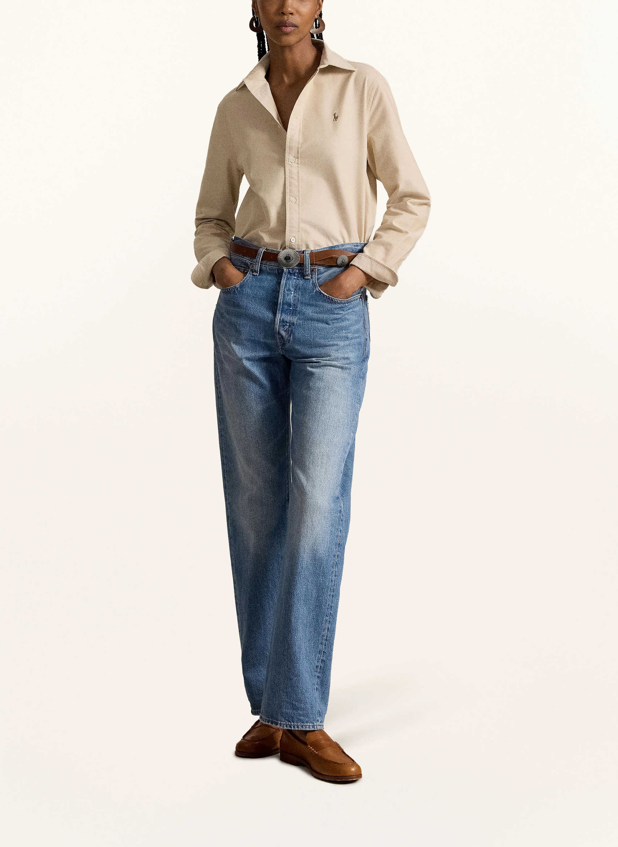 POLO RALPH LAUREN Hemdbluse – BEIGE