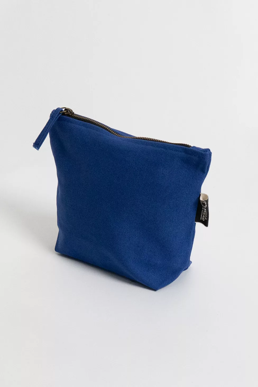 Terra Thread Organic Cotton Canvas Zippered Pouch - Blue