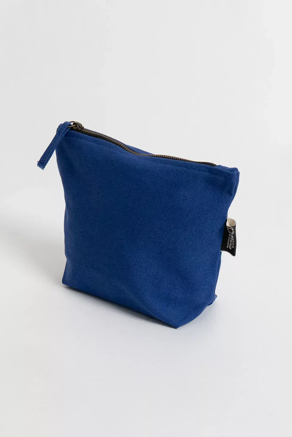 Terra Thread Organic Cotton Canvas Zippered Pouch - Blue