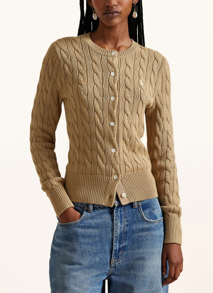 POLO RALPH LAUREN Strickjacke – CAMEL