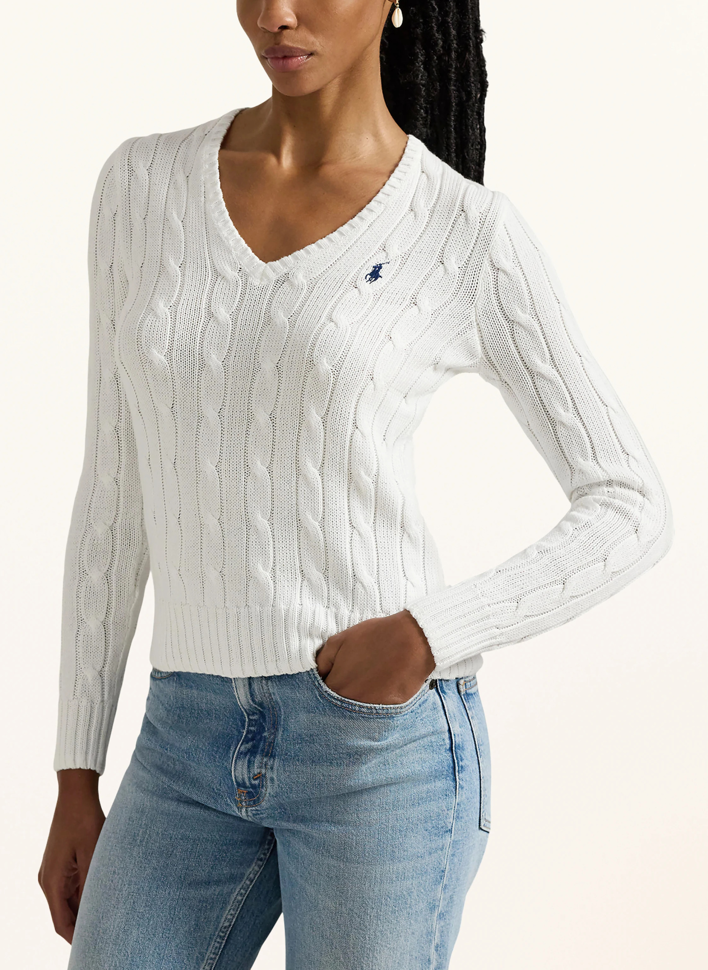 POLO RALPH LAUREN Pullover – WEISS
