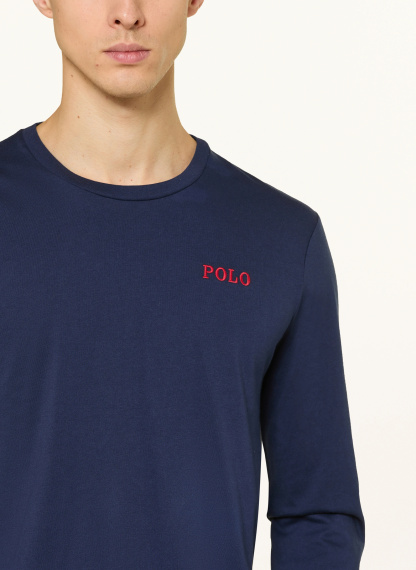 POLO RALPH LAUREN Schlafanzug aus Flanell – DUNKELBLAU / ROT / GRÜN