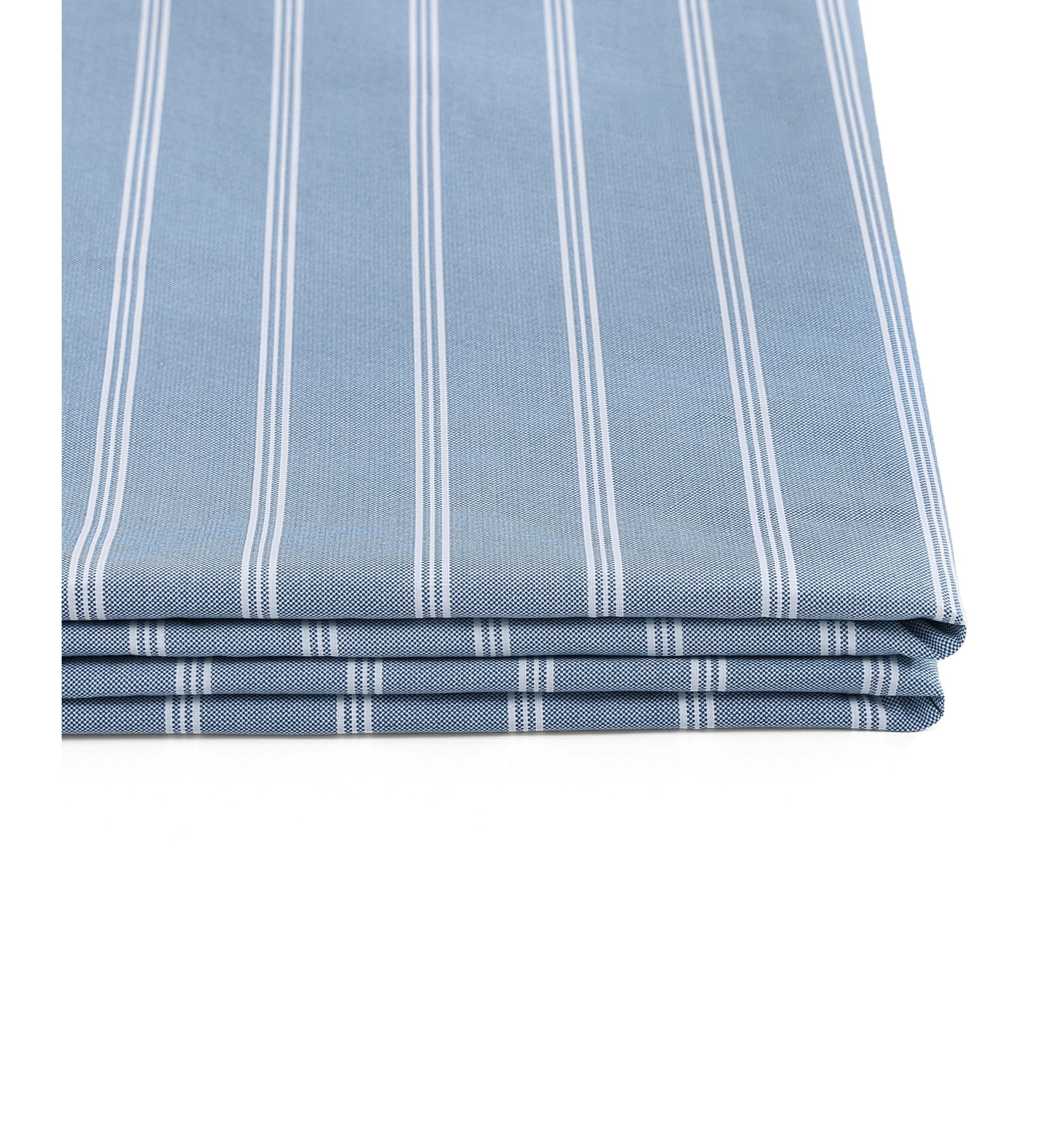 Tommy Hilfiger Printed 200-Thread Count Cotton Percale Sheet Set - Effortless Stripe Blue
