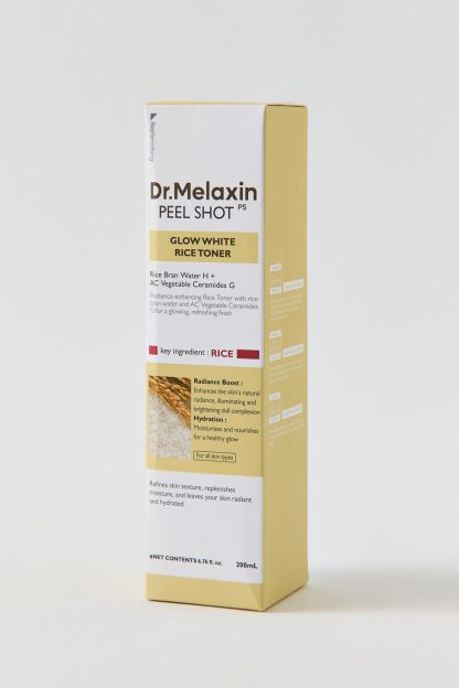 Dr. Melaxin Peel Shot Glow White Rice Toner - White