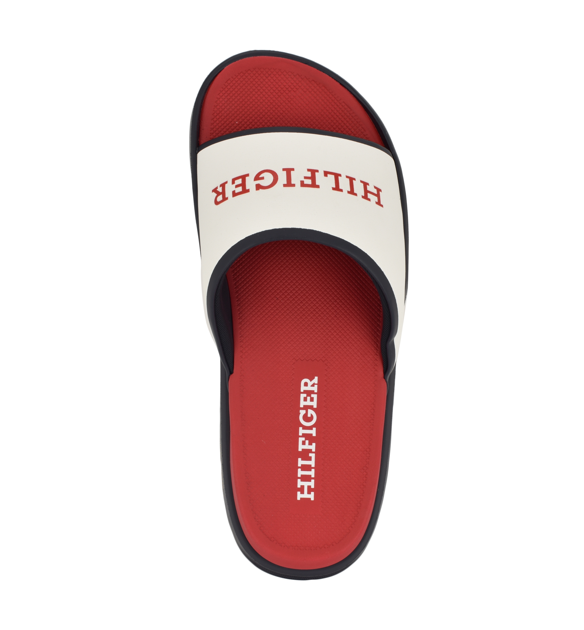 Tommy Hilfiger Men's Marson Fashion Slides - White, Navy multi